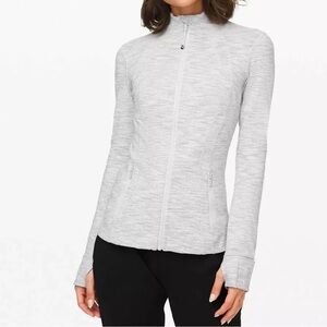 Lululemon Define Jacket Wee Are From Space Ice Grey White Size 10